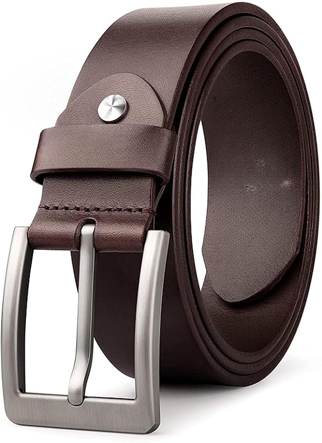 CREATURE Genuine Leather Belt for Men – Brown | Formal & Casual Wear | 46-Inch Length | 40MM Width | Model BL-042-BLK (Duplec)