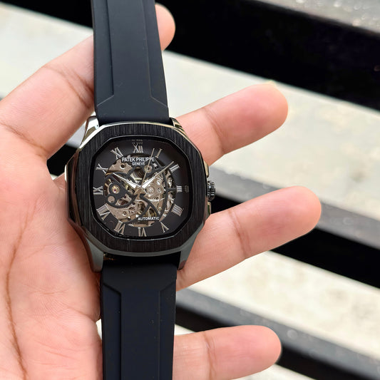Patek Philippe Aquanaut Open Heart Automatic Watch (Duplec)