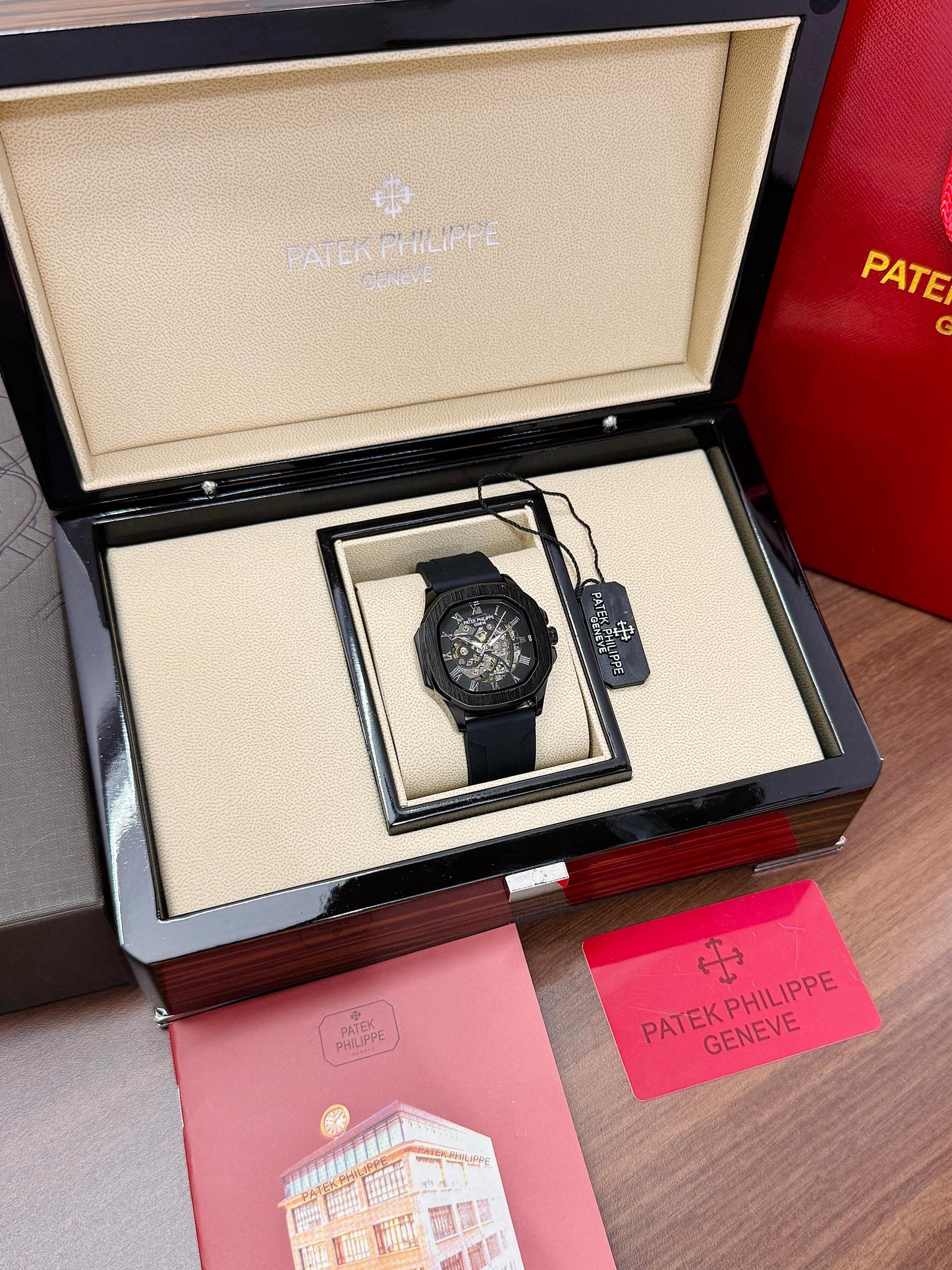 Patek Philippe Aquanaut Open Heart Automatic Watch (Duplec)